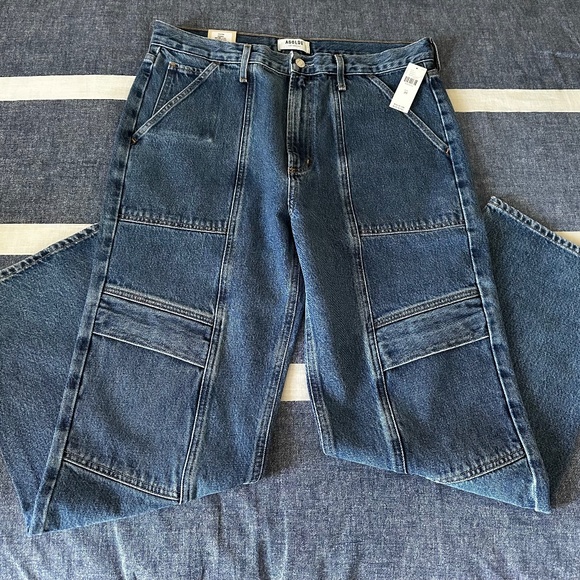 NWT Agolde Cooper Cargo Jeans - Picture 9 of 13